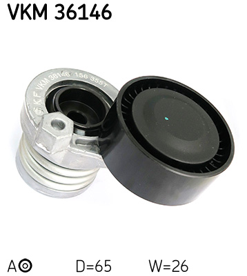 Intinzator curea transmisie RENAULT MEGANE IV hatchback (B9A/M/N_) 1.5 dCi 110 (B9A3)  diesel 110 cai SKF VKM36146